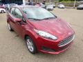 2014 Ruby Red Ford Fiesta SE Sedan  photo #2