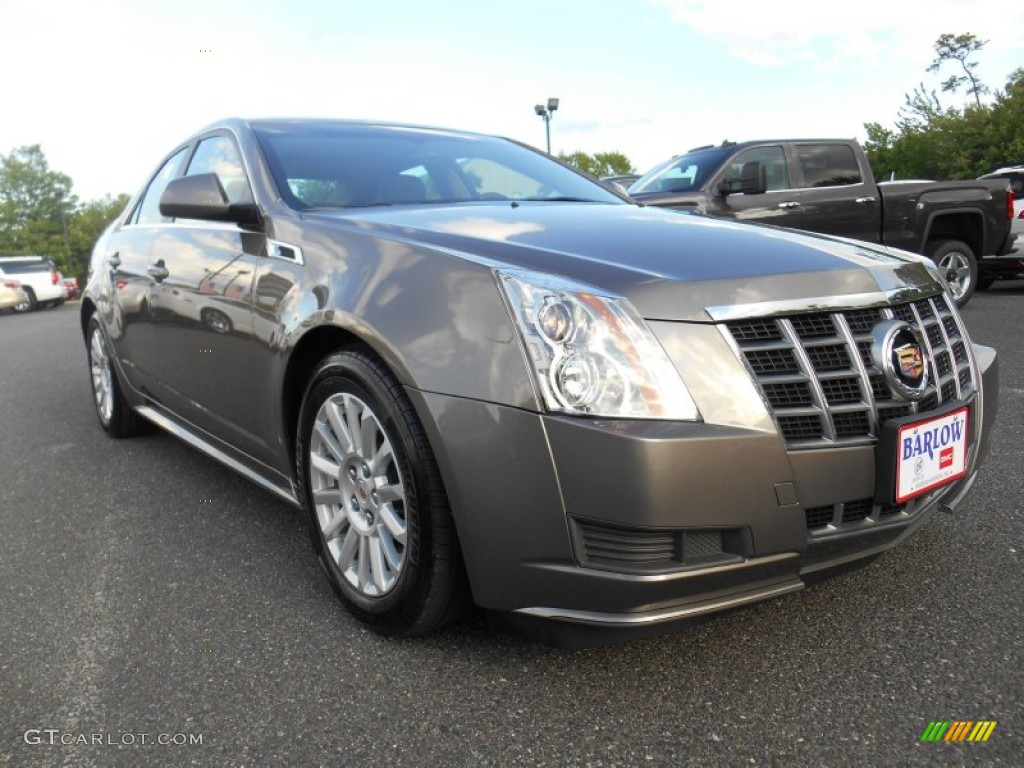 2012 CTS 3.0 Sedan - Mocha Steel Metallic / Cashmere/Cocoa photo #1