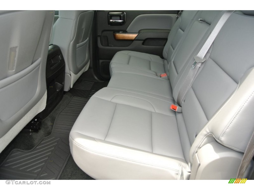 Jet Black/Dark Ash Interior 2015 Chevrolet Silverado 3500HD LTZ Crew Cab Dual Rear Wheel 4x4 Photo #94208314