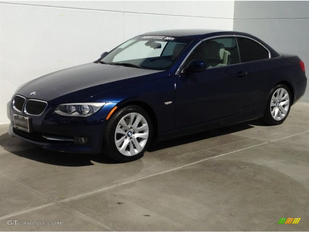 2011 3 Series 328i Convertible - Deep Sea Blue Metallic / Oyster/Black Dakota Leather photo #5