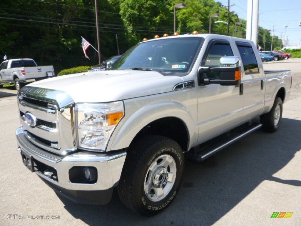 Ingot Silver Metallic 2011 Ford F250 Super Duty XLT Crew Cab 4x4 Exterior Photo #94208944