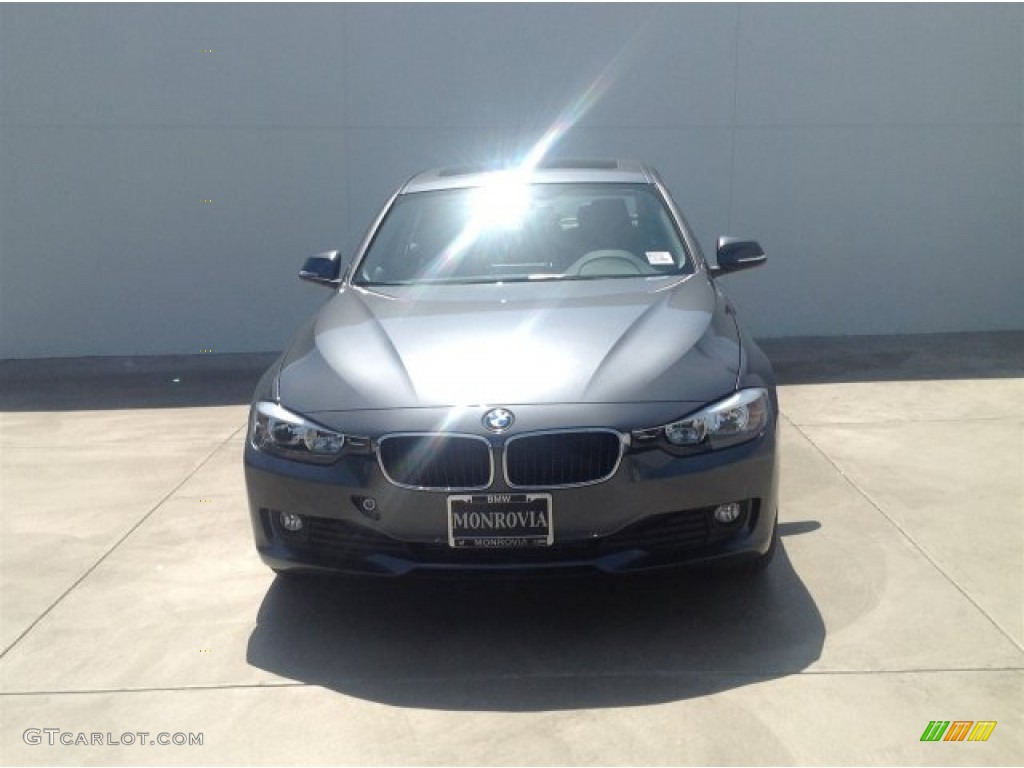 2014 3 Series 328d Sedan - Mineral Grey Metallic / Black photo #3