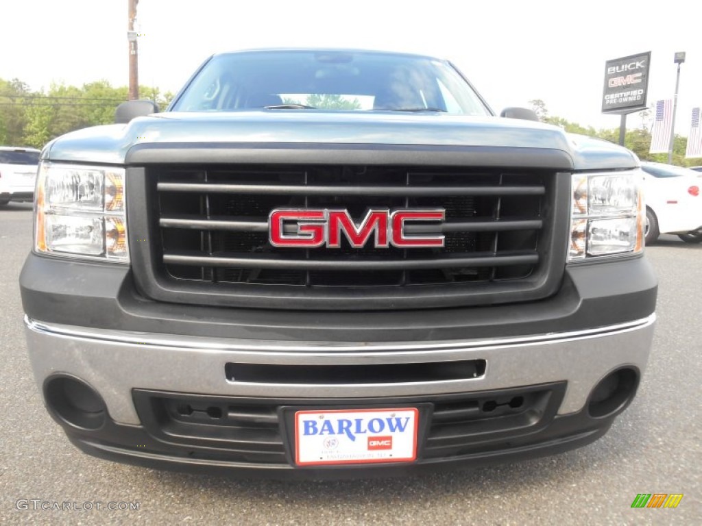 2013 Sierra 1500 Extended Cab - Stealth Gray Metallic / Dark Titanium photo #2