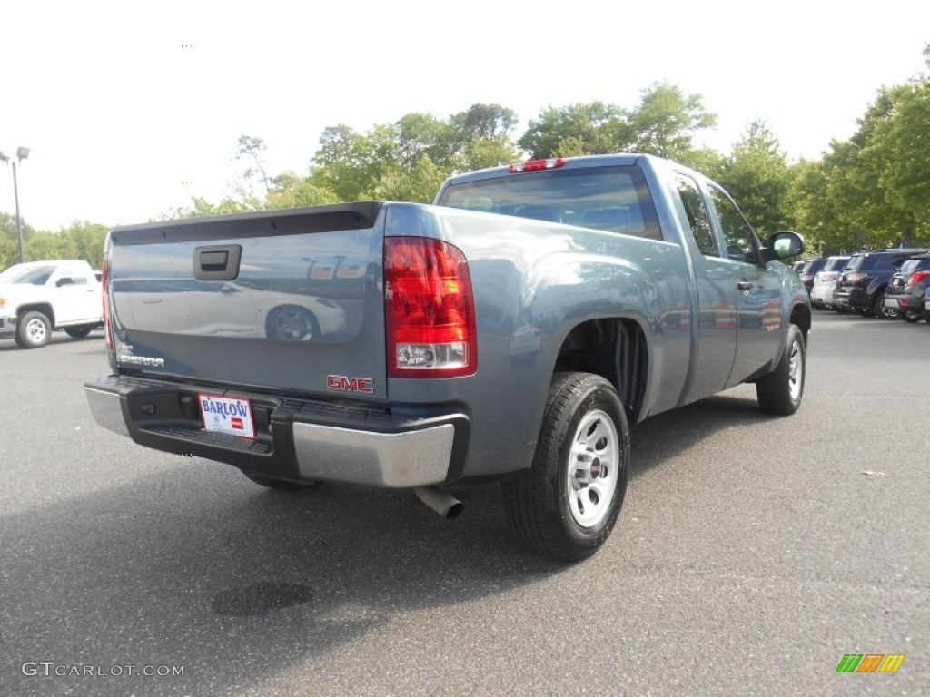 2013 Sierra 1500 Extended Cab - Stealth Gray Metallic / Dark Titanium photo #8