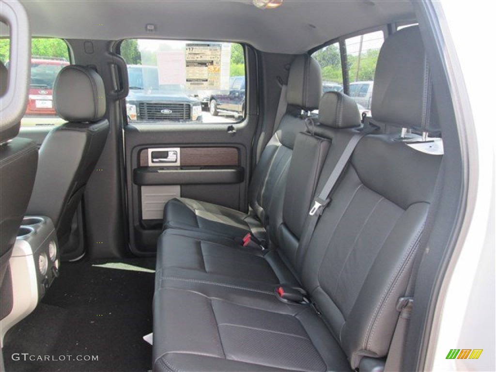 2014 Ford F150 Lariat SuperCrew Rear Seat Photo #94210672