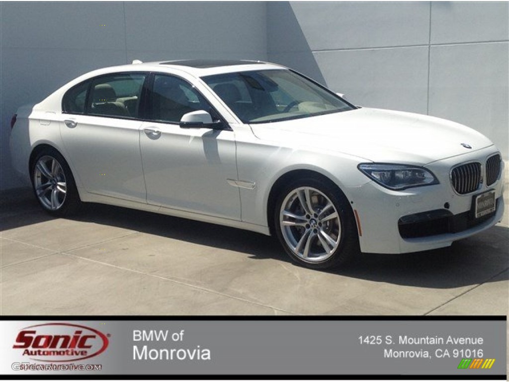 2014 7 Series 750Li Sedan - Alpine White / Oyster photo #1