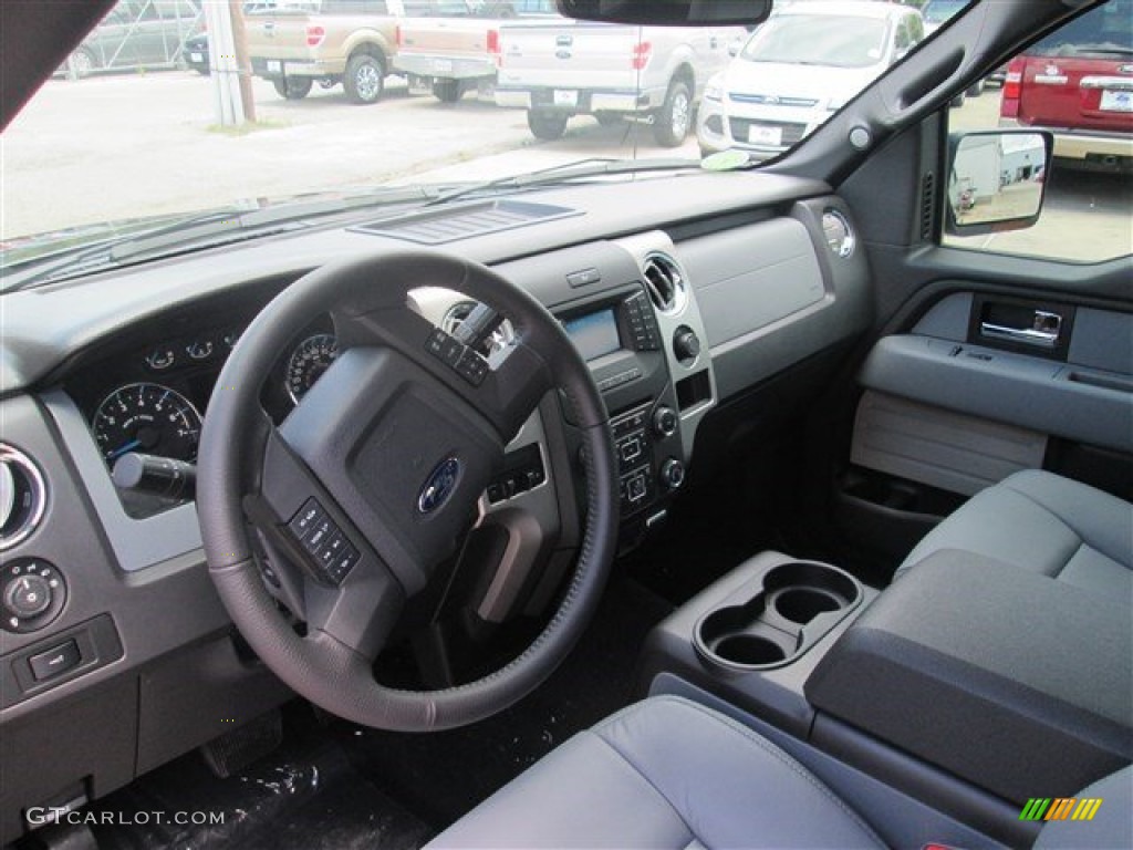 2014 F150 XLT SuperCrew - Sterling Grey / Steel Grey photo #13