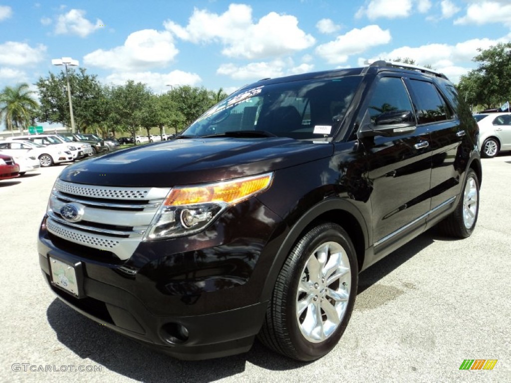 2013 Explorer XLT - Kodiak Brown Metallic / Charcoal Black photo #13