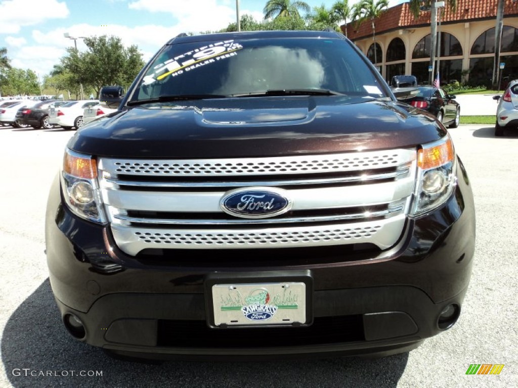 2013 Explorer XLT - Kodiak Brown Metallic / Charcoal Black photo #15