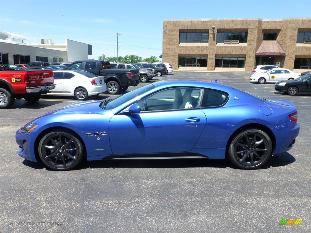 Blu Sofisticato (Sport Blue Metallic) 2014 Maserati GranTurismo Sport Coupe Exterior Photo #94213204