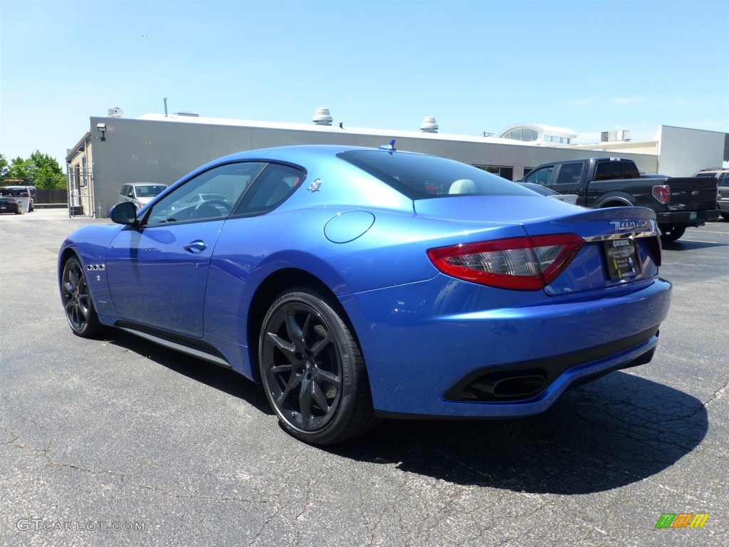 2014 GranTurismo Sport Coupe - Blu Sofisticato (Sport Blue Metallic) / Bianco Pregiato photo #4