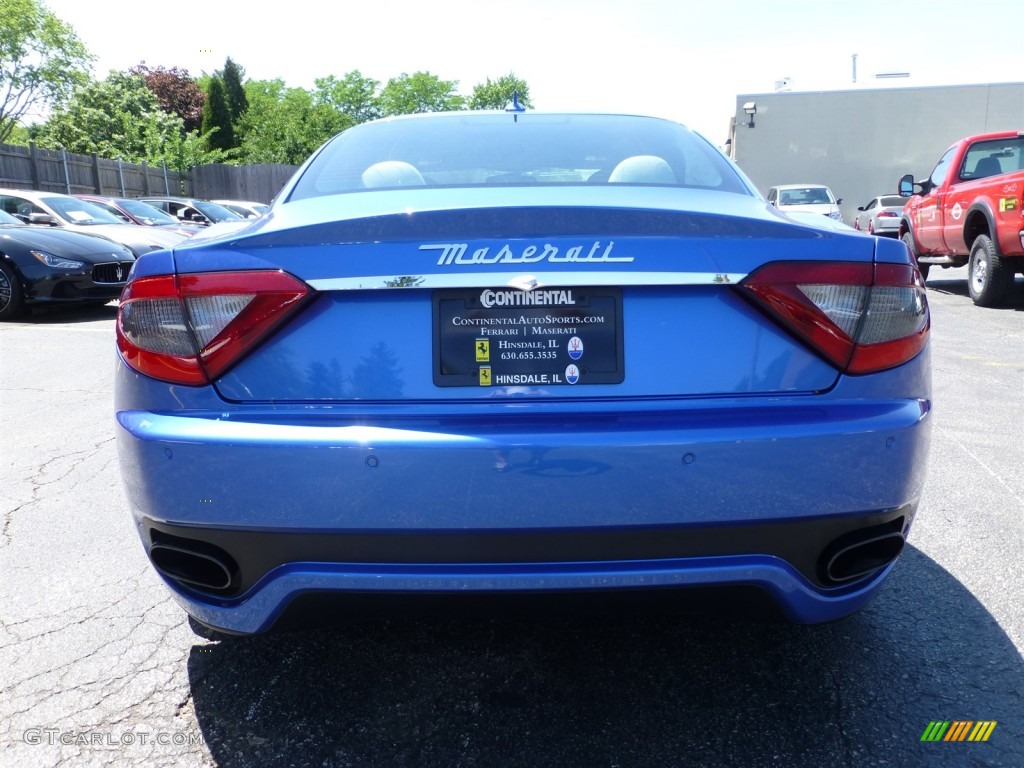 2014 GranTurismo Sport Coupe - Blu Sofisticato (Sport Blue Metallic) / Bianco Pregiato photo #5