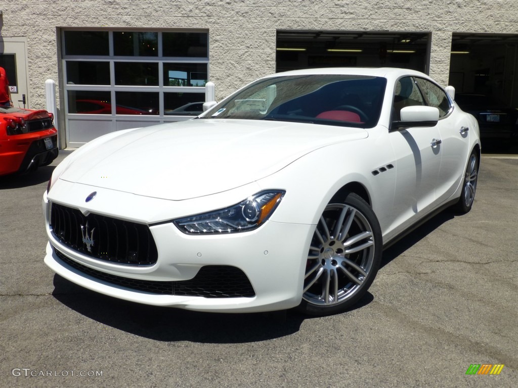 2014 Ghibli S Q4 - Bianco (White) / Nero/Rosso photo #1