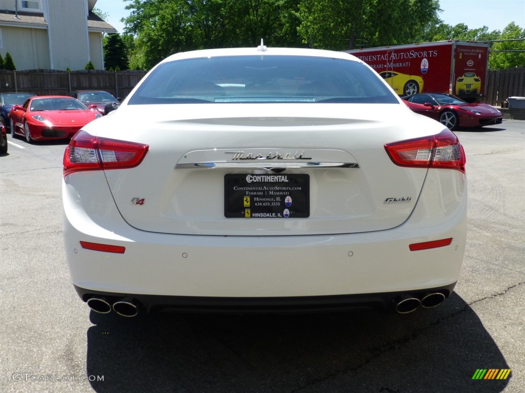 2014 Ghibli S Q4 - Bianco (White) / Nero/Rosso photo #5