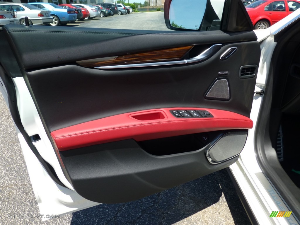 2014 Ghibli S Q4 - Bianco (White) / Nero/Rosso photo #6