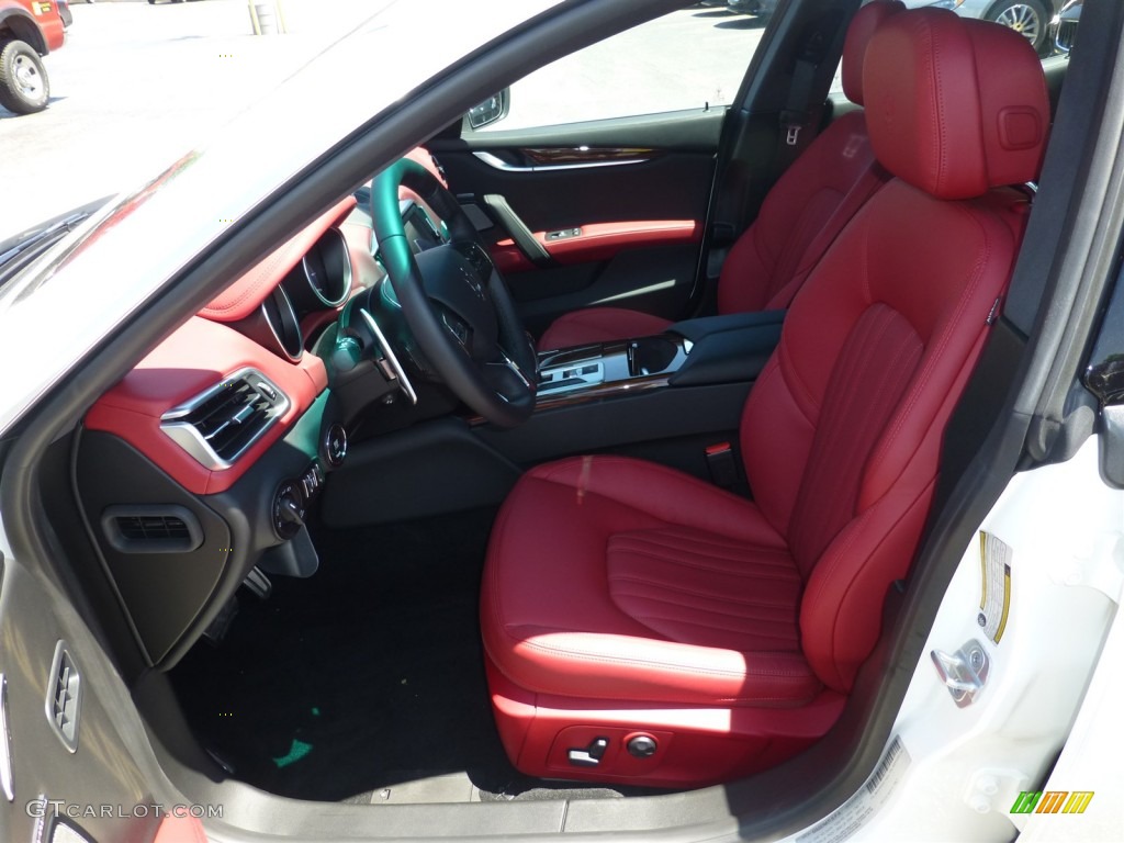 2014 Ghibli S Q4 - Bianco (White) / Nero/Rosso photo #7