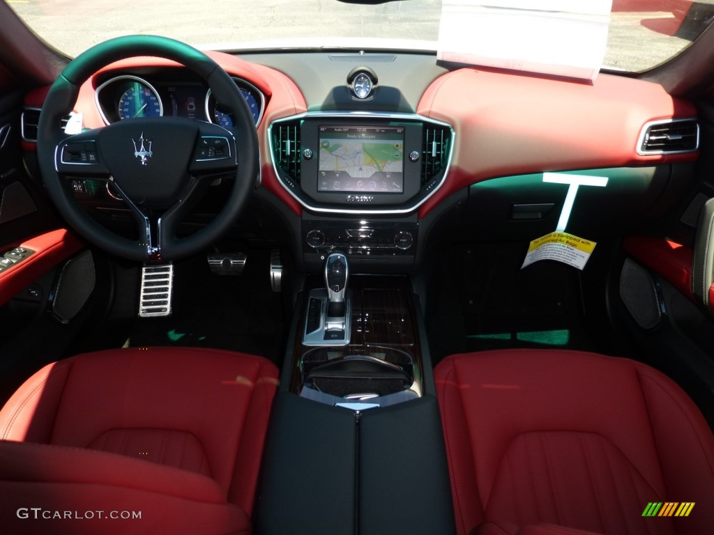 2014 Ghibli S Q4 - Bianco (White) / Nero/Rosso photo #8