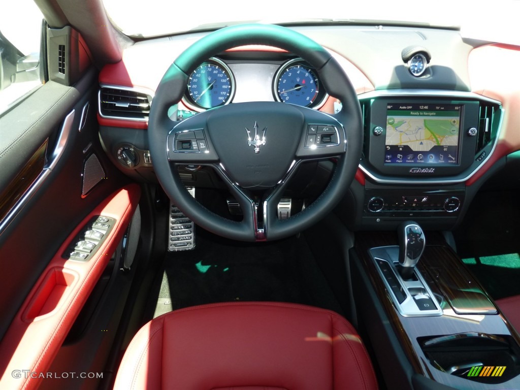 2014 Ghibli S Q4 - Bianco (White) / Nero/Rosso photo #9
