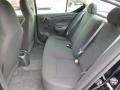 2015 Nissan Versa Charcoal Interior Rear Seat Photo