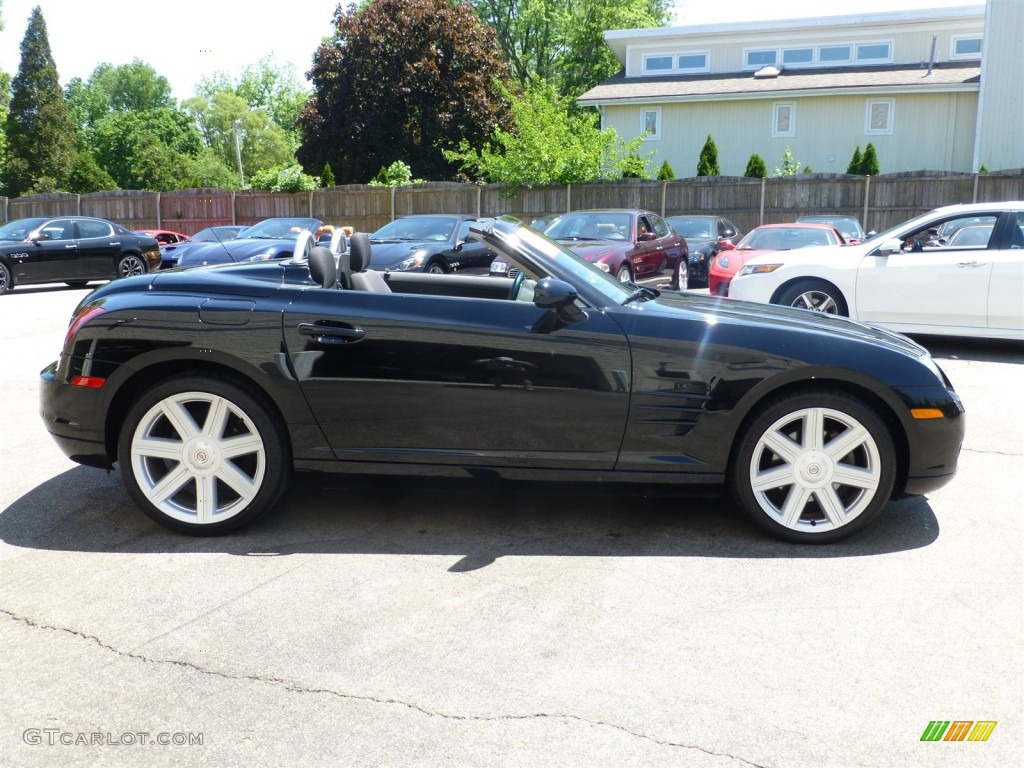 Black 2005 Chrysler Crossfire Limited Roadster Exterior Photo #94215294