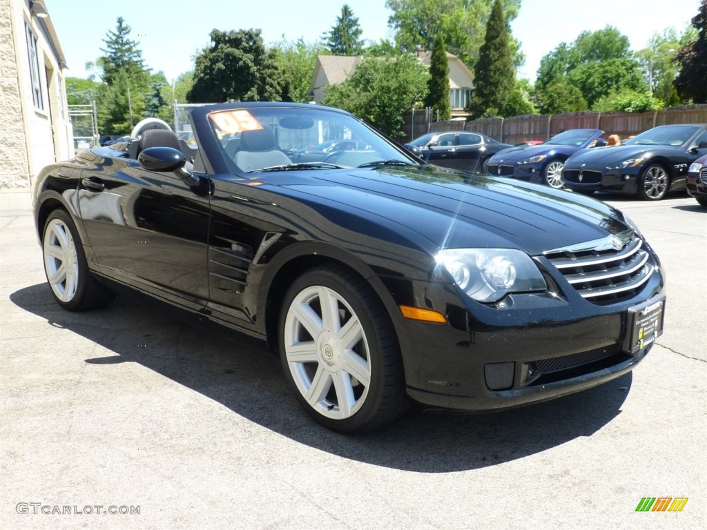 Black 2005 Chrysler Crossfire Limited Roadster Exterior Photo #94215322