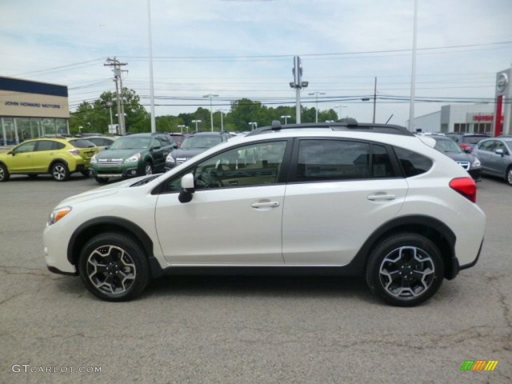 2014 XV Crosstrek 2.0i Premium - Satin White Pearl / Ivory photo #4