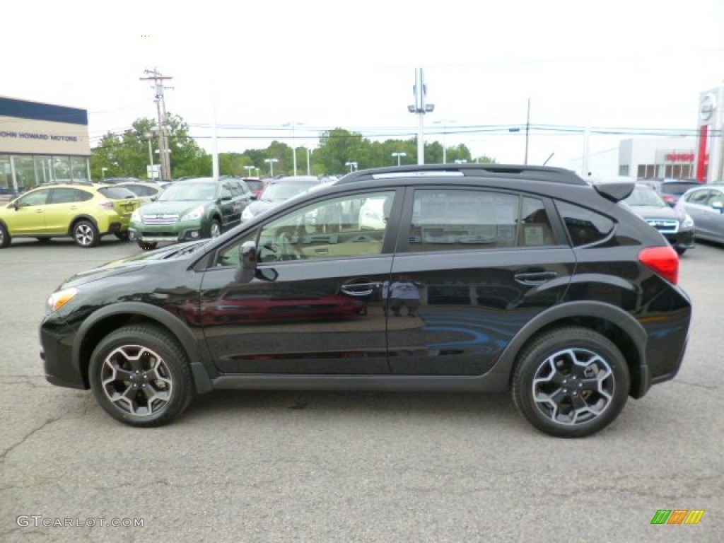 2014 XV Crosstrek 2.0i Premium - Crystal Black Silica / Ivory photo #4