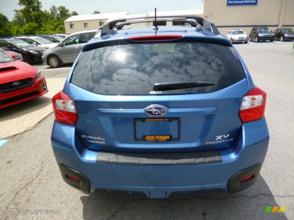 2014 XV Crosstrek 2.0i Premium - Quartz Blue Pearl / Ivory photo #6