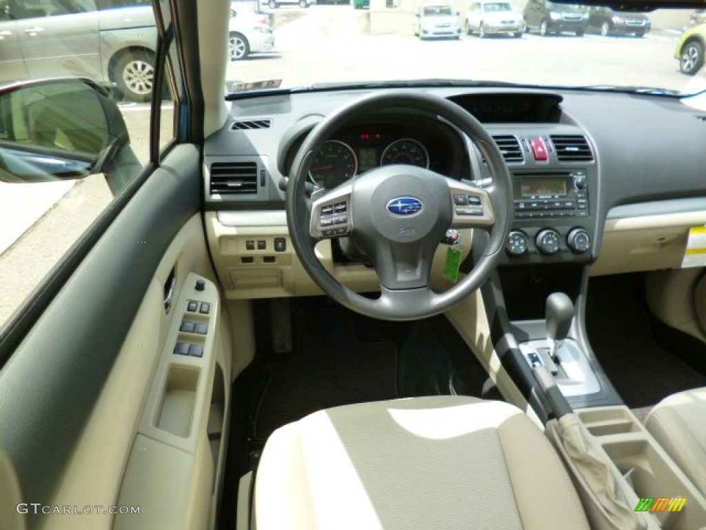 2014 XV Crosstrek 2.0i Premium - Quartz Blue Pearl / Ivory photo #15