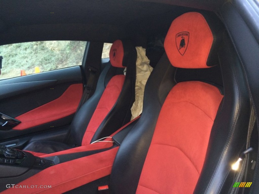Nero Ade Interior 2012 Lamborghini Aventador LP 700-4 Photo #94220144