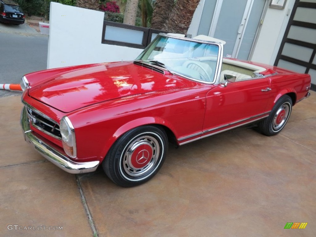 Signal Red 1969 Mercedes-Benz SL Class 280 SL Roadster Exterior Photo #94220488