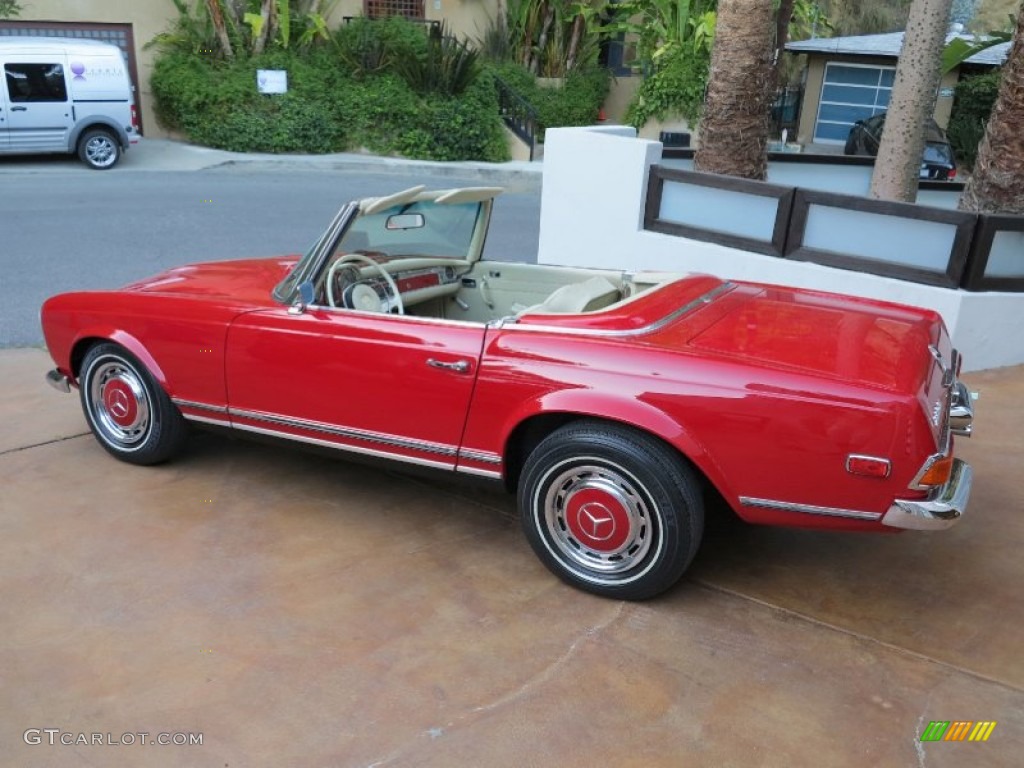 Signal Red 1969 Mercedes-Benz SL Class 280 SL Roadster Exterior Photo #94220510
