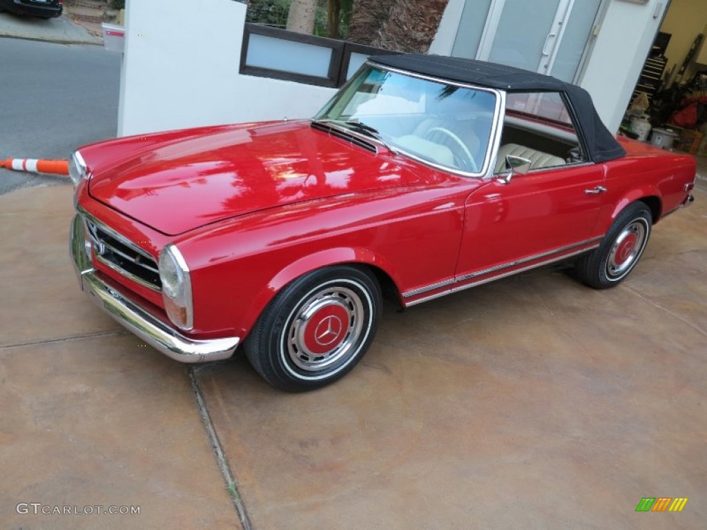 Signal Red 1969 Mercedes-Benz SL Class 280 SL Roadster Exterior Photo #94220549