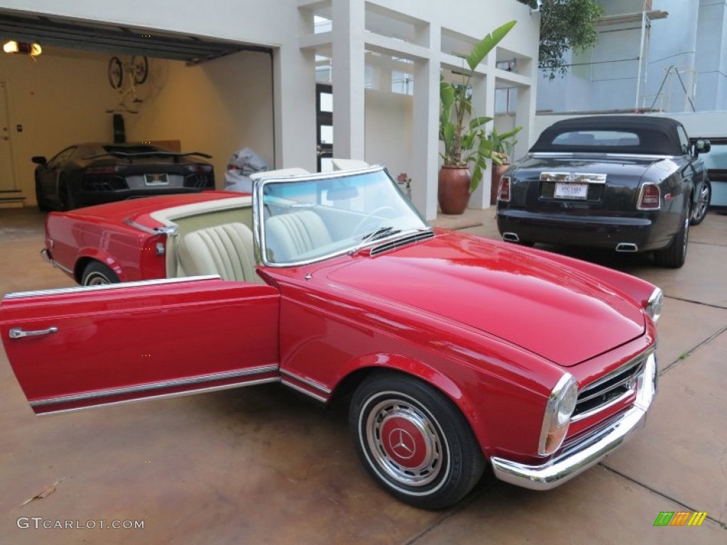 Signal Red 1969 Mercedes-Benz SL Class 280 SL Roadster Exterior Photo #94220594