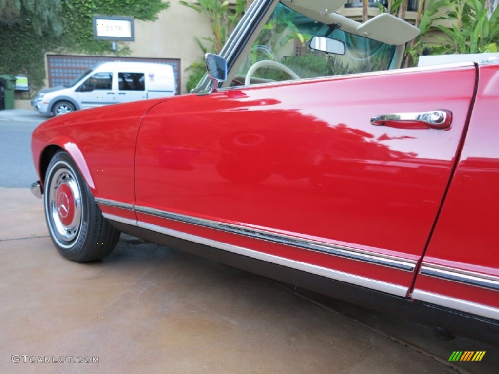 1969 SL Class 280 SL Roadster - Signal Red / Parchment photo #19