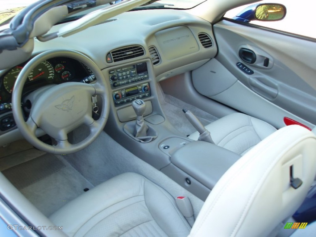 2004 Corvette Convertible - LeMans Blue Metallic / Shale photo #5