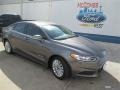 2014 Sterling Gray Ford Fusion Hybrid SE  photo #1