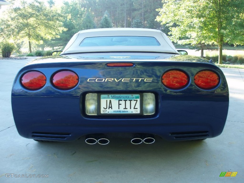 2004 Corvette Convertible - LeMans Blue Metallic / Shale photo #9