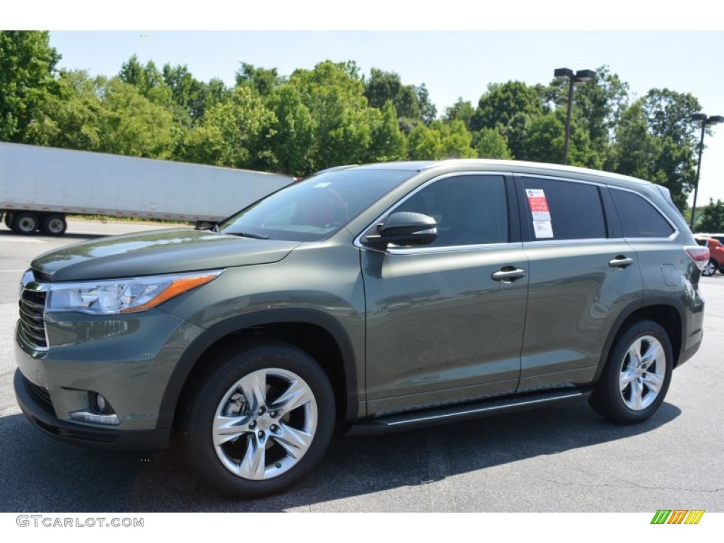 Alumina Jade Metallic 2014 Toyota Highlander Limited Exterior Photo #94221860