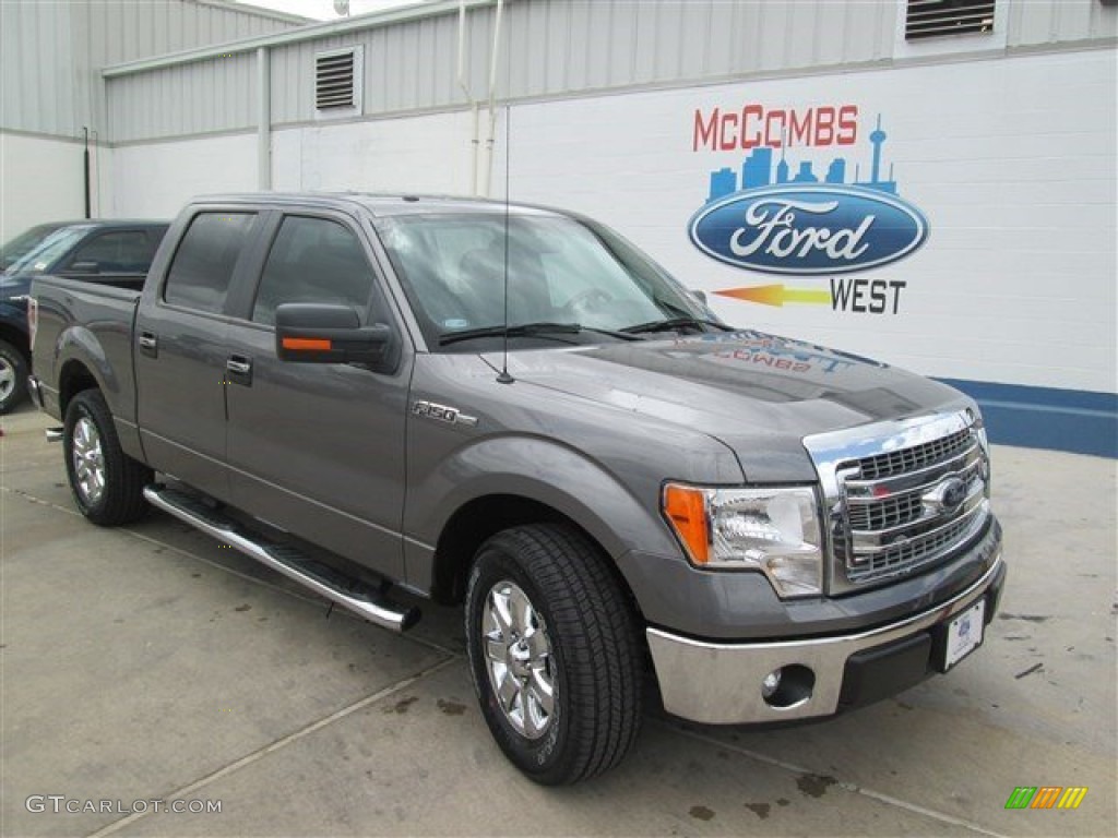 2014 F150 XLT SuperCrew - Sterling Grey / Steel Grey photo #1