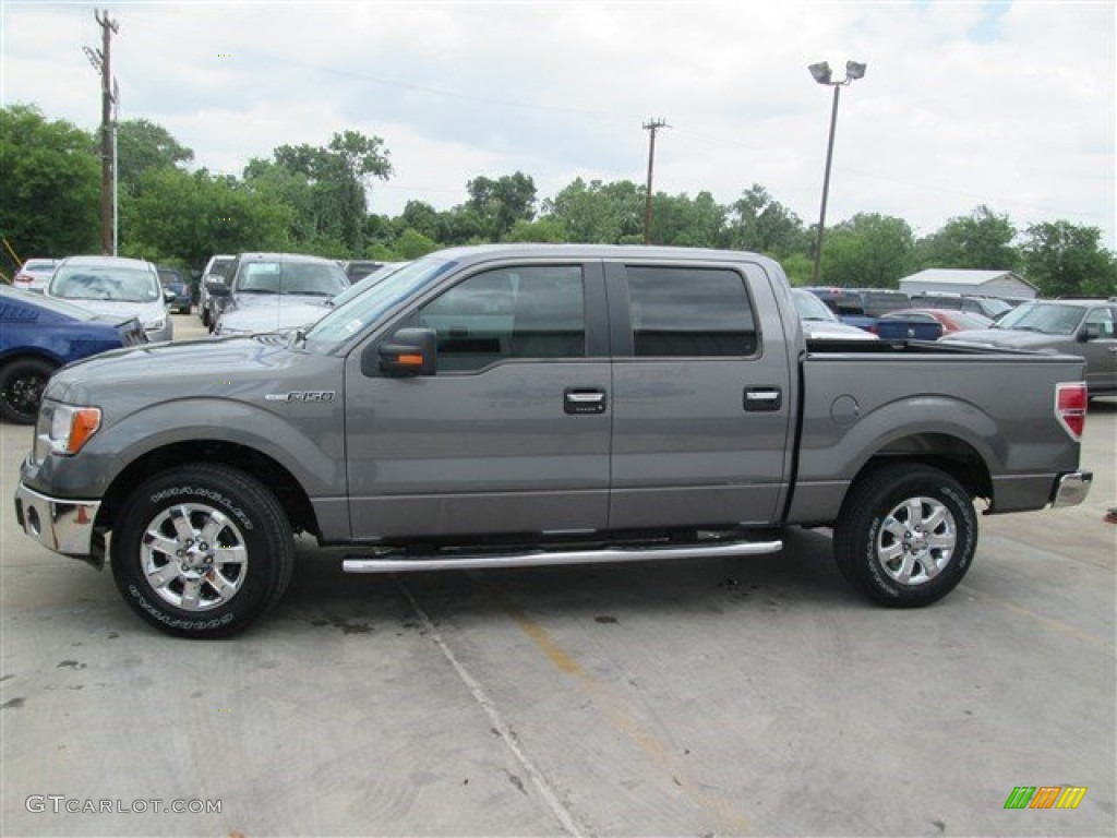 2014 F150 XLT SuperCrew - Sterling Grey / Steel Grey photo #4