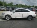 2014 White Platinum Ford Taurus SEL  photo #4