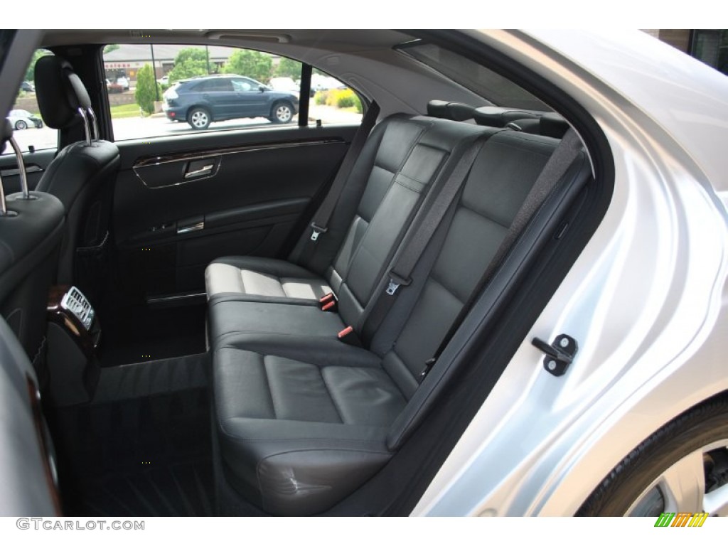 2011 Mercedes-Benz S 550 4Matic Sedan Rear Seat Photo #94224464