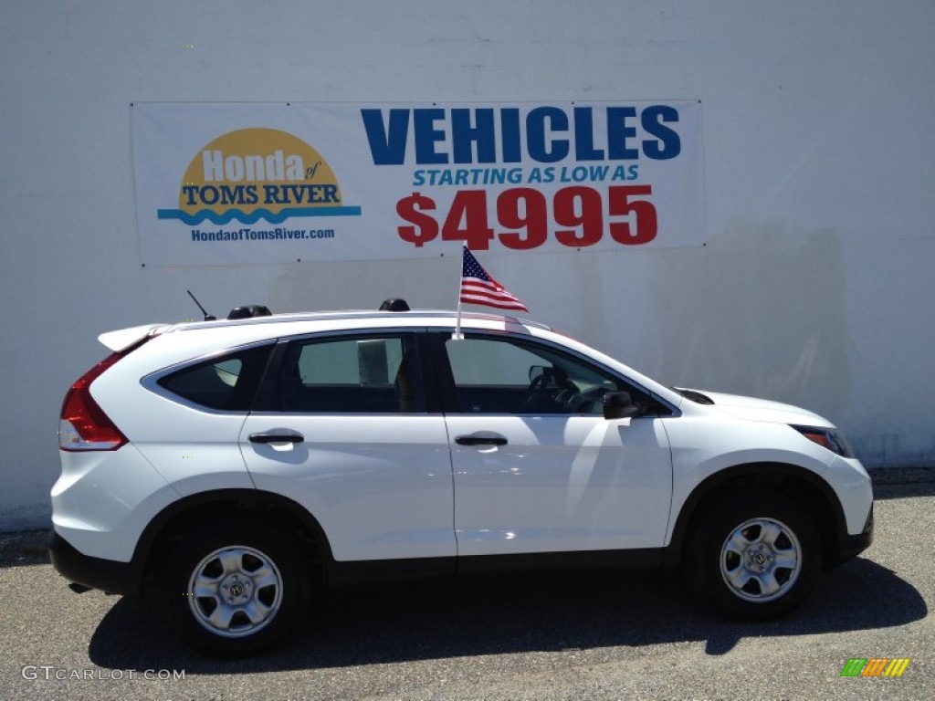 2012 CR-V LX 4WD - Taffeta White / Gray photo #28