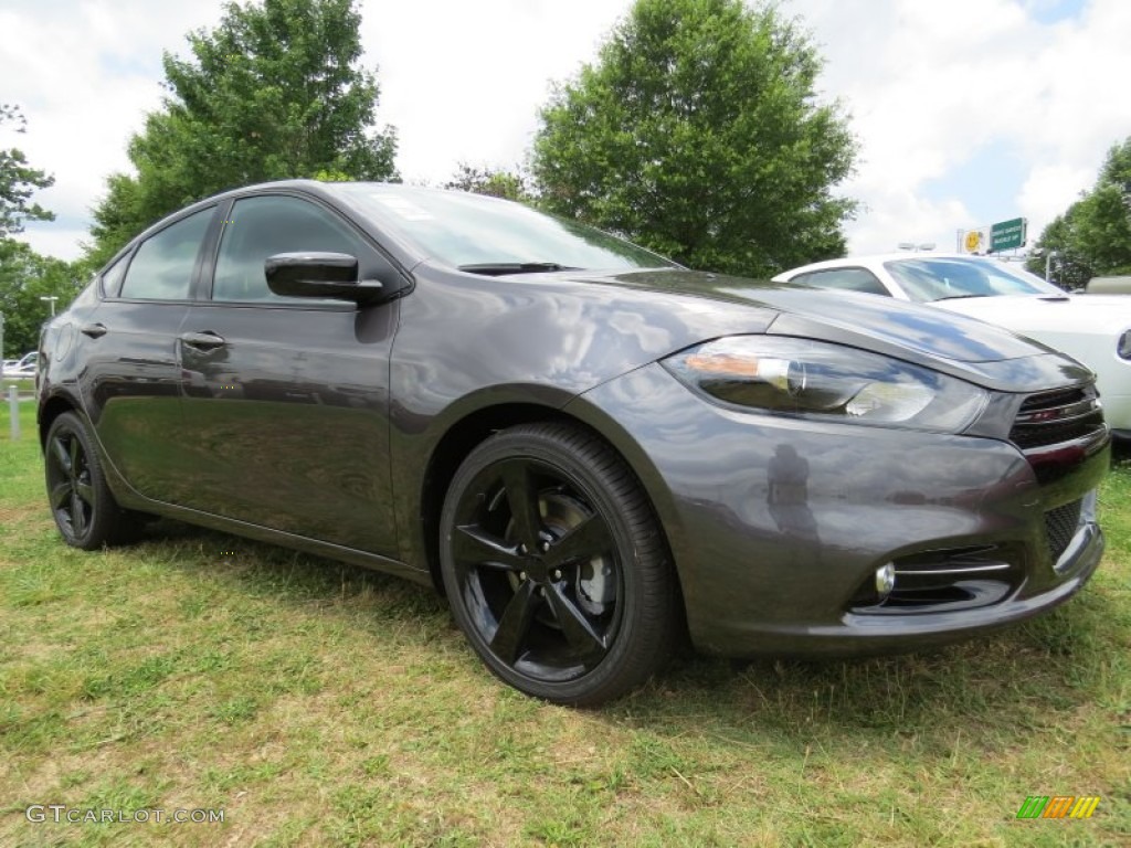 2014 Dart SXT - Granite Crystal Metallic / Black/Light Tungsten photo #4