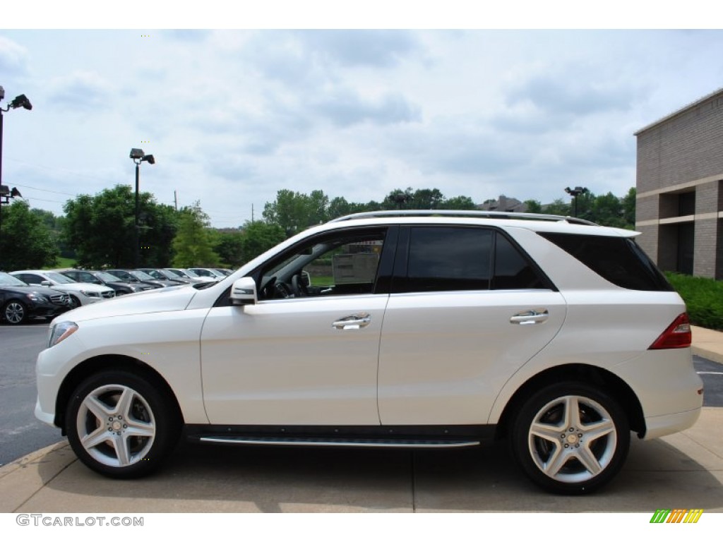 Diamond White Metallic 2014 Mercedes-Benz ML 550 4Matic Exterior Photo #94226102