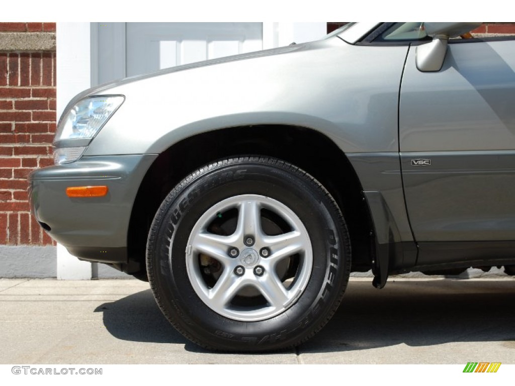 2001 RX 300 AWD - Mineral Green Metallic / Ivory photo #21