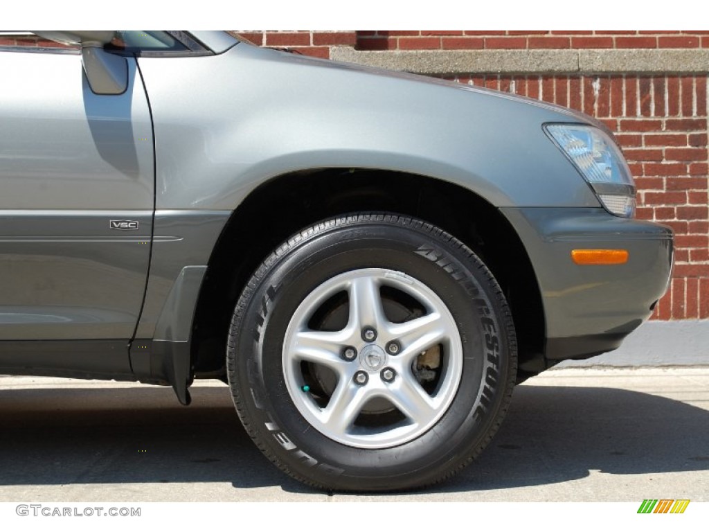 2001 RX 300 AWD - Mineral Green Metallic / Ivory photo #22