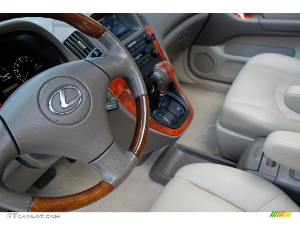 2001 RX 300 AWD - Mineral Green Metallic / Ivory photo #29