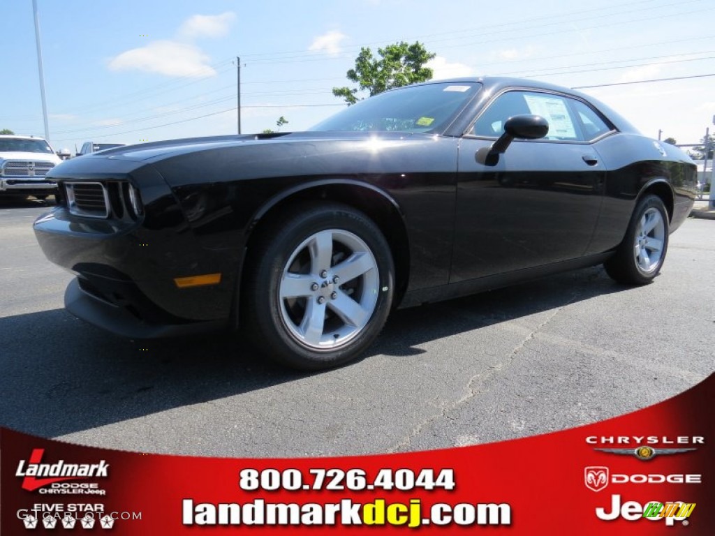 2014 Challenger SXT - Black / Dark Slate Gray photo #1